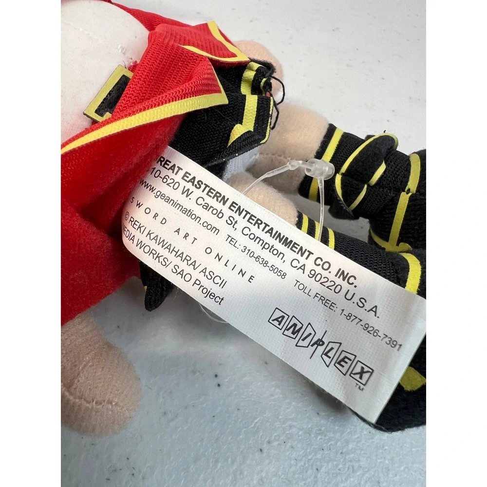 Great Eastern Sword Art Online Silica Plush 8 Inch Anime Figure GE-52643 Red